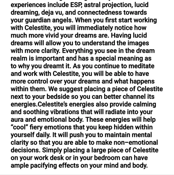 RARE BLUE Celestite crystal Chunk - Picture 8 of 8